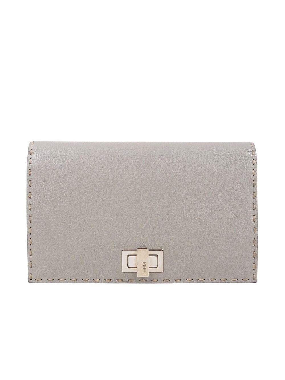 Fendi Peekaboo Selleria Clutch Bag #353389F52B